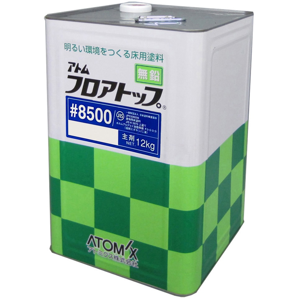 フロアトップ#8500 コンクリート床用 ホワイト色 1缶(12kg)