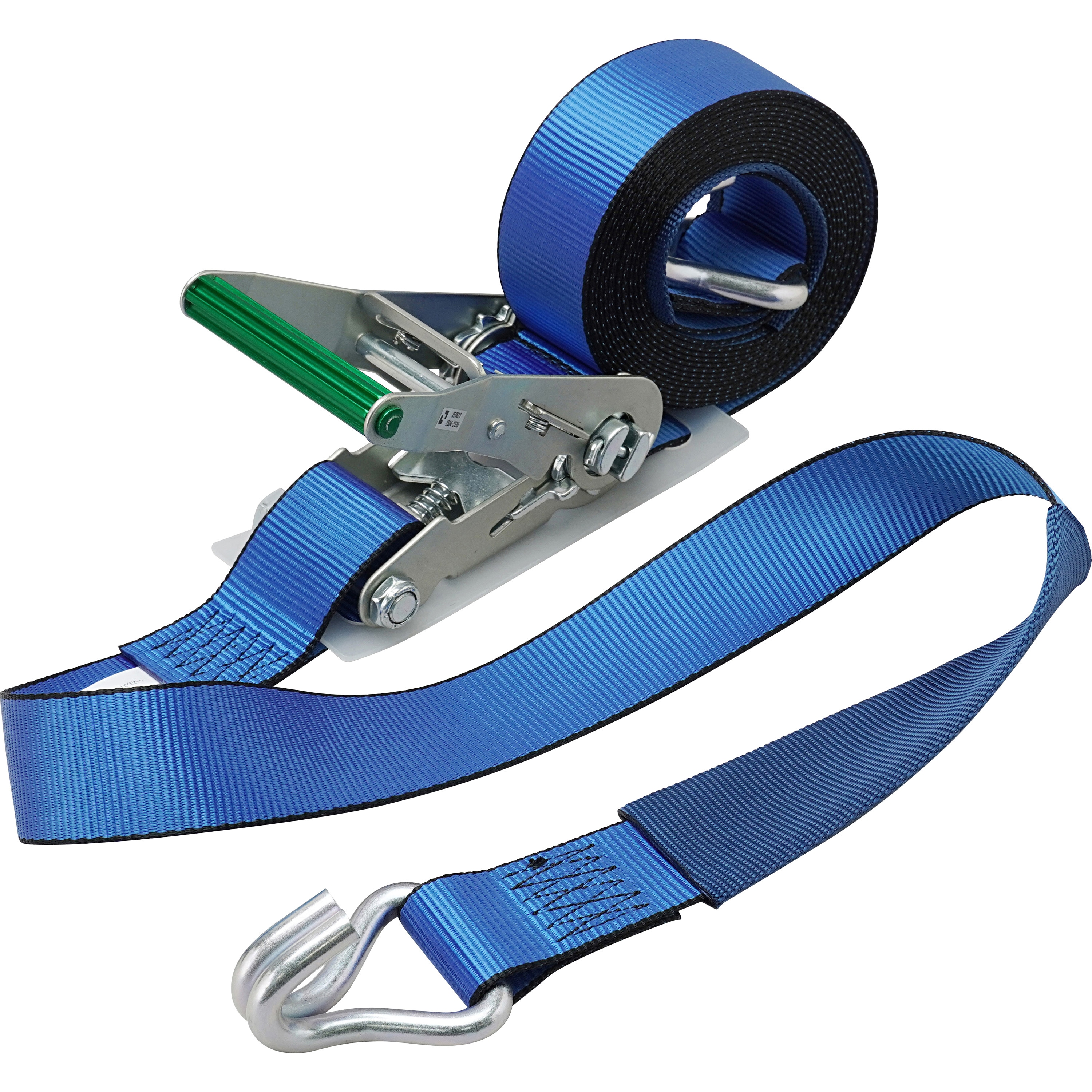 ショベル　梱包B ラッシングベルト Jフック JIS認証品 モノタロウ ブルー ベルト幅50mm