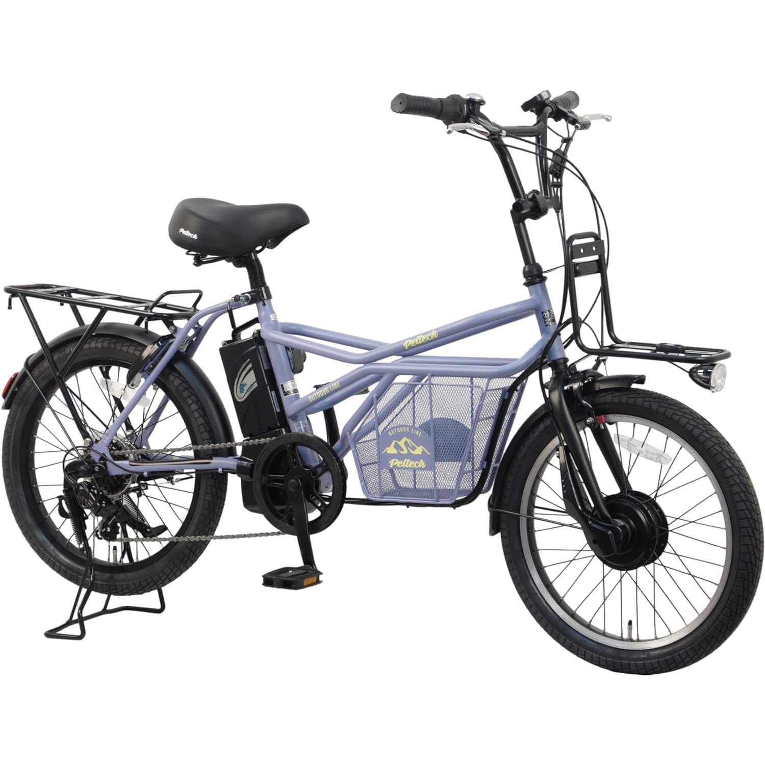 GRC-515L-TC-GY-12Ah 防災サイクル 20型7段変速付電動アシスト自転車