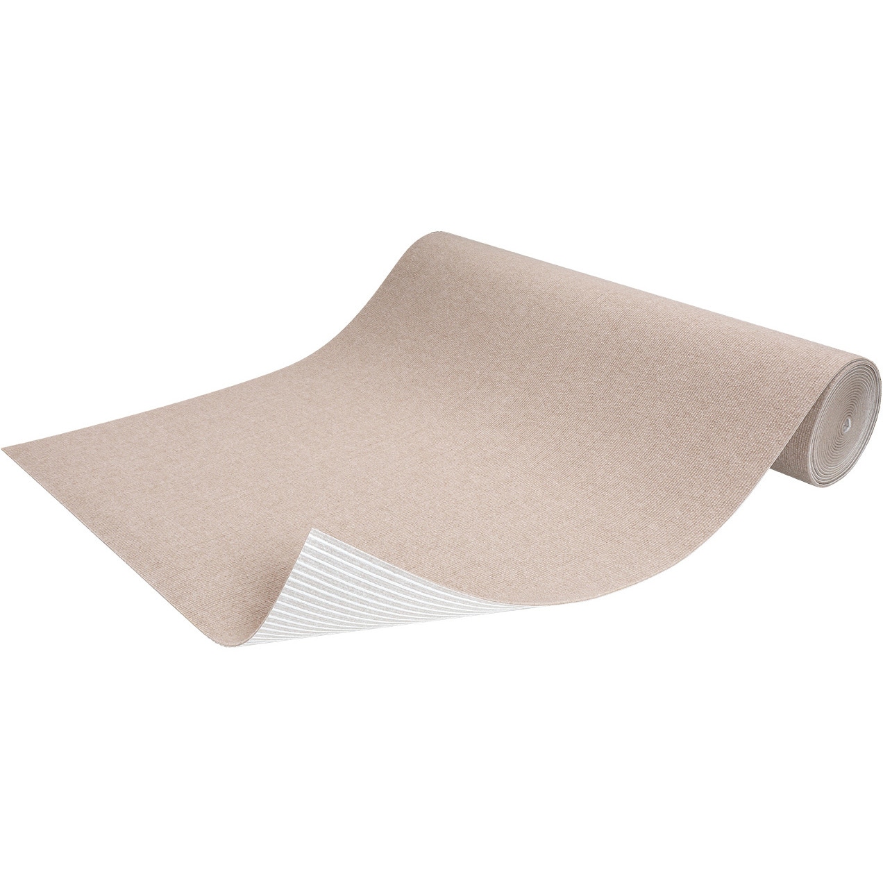 KP-51 おくだけ吸着ロングマット サンコー ベージュ色 寸法900×8000mm  KP-51