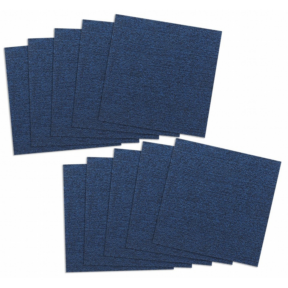 KV-95 タイルマット45×45cm サンコー ネイビーブルー色  1個(10枚) KV-95