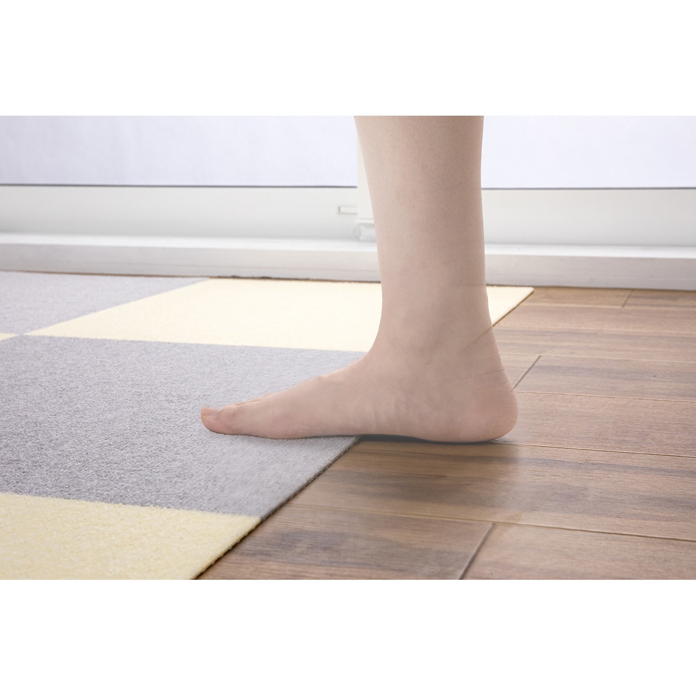 KP-94 タイルマット45×45cm サンコー[日用品] ライトグレー色 1個(10枚