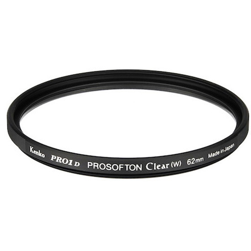 ソフト効果用 レンズフィルター PRO1Dプロソフトンクリア(W)(薄枠) Kenko(ケンコートキナー) フィルター直径62mm