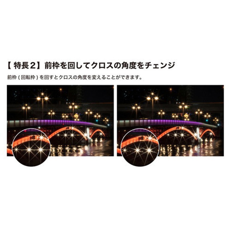 レンズ(ズーム) TAMRON SP 150-600mm F/5-6.3 Di VC USD クロス効果用レンズフィルター PRO1D R-トゥインクル・スター8X(W)(薄