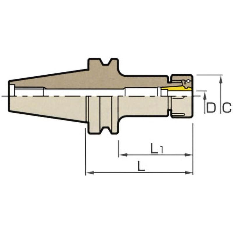 BT40-CTA10-90 コレットホルダ 1本 MSTコーポレーション 【通販モノタロウ】