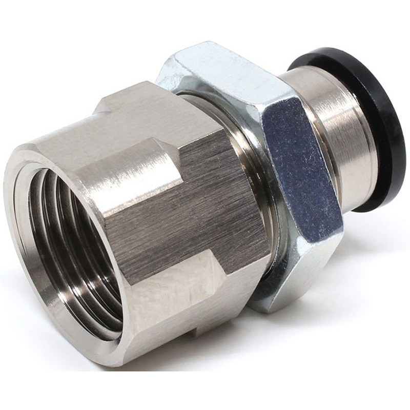 PMF12-04W メス隔壁ストレート PISCO(ピスコ) 標準タイプ Rc チューブ外径12mm 1袋(10個) PMF12-04W