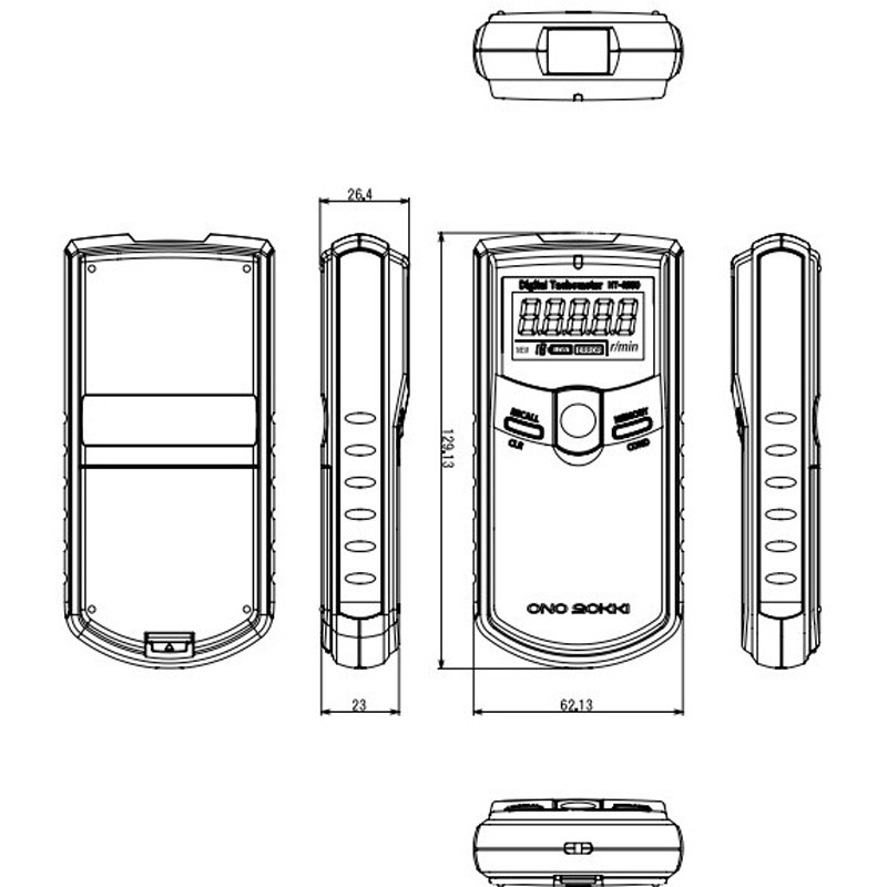 HT-4200 ディジタルハンドタコメーター 1台 小野測器 【通販モノタロウ】