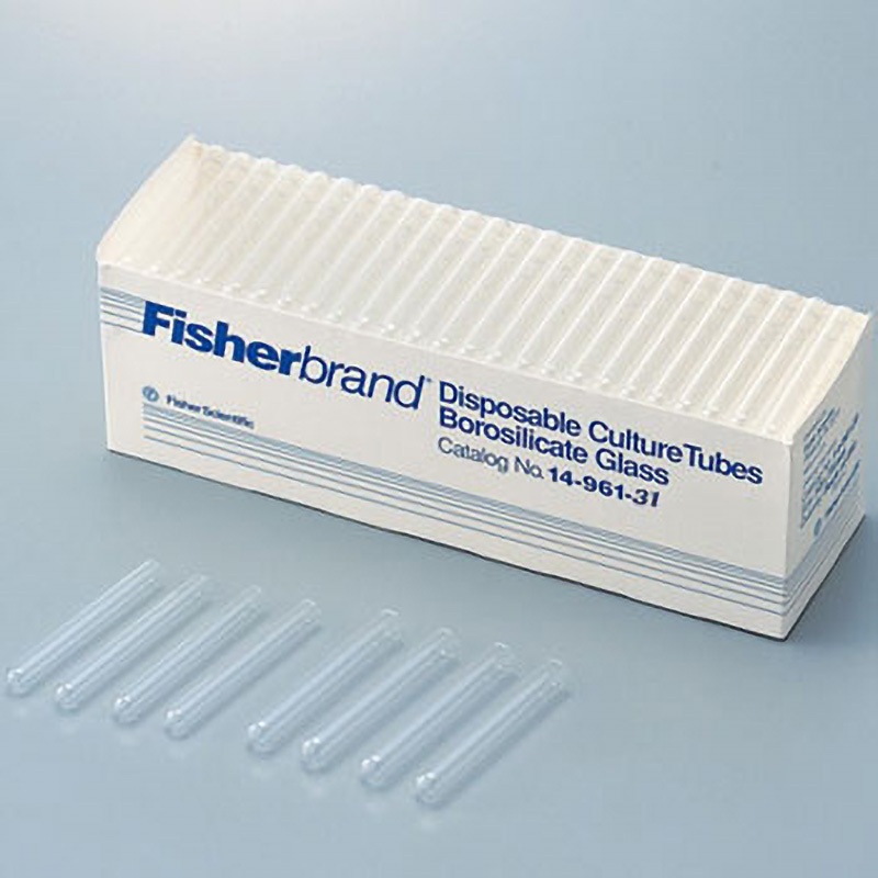 14-961-31 ガラスチューブ(直口) Thermo Fisher Scientific 23mL  1箱(1000本) 14-961-31
