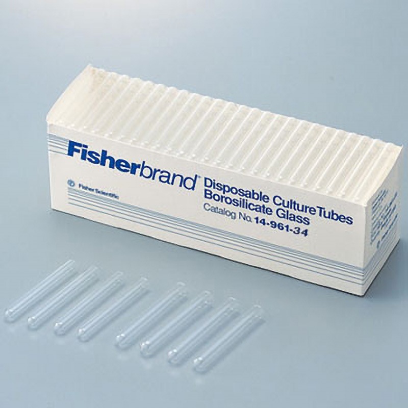 14-961-34 ガラスチューブ(直口) Thermo Fisher Scientific 60mL 1箱 