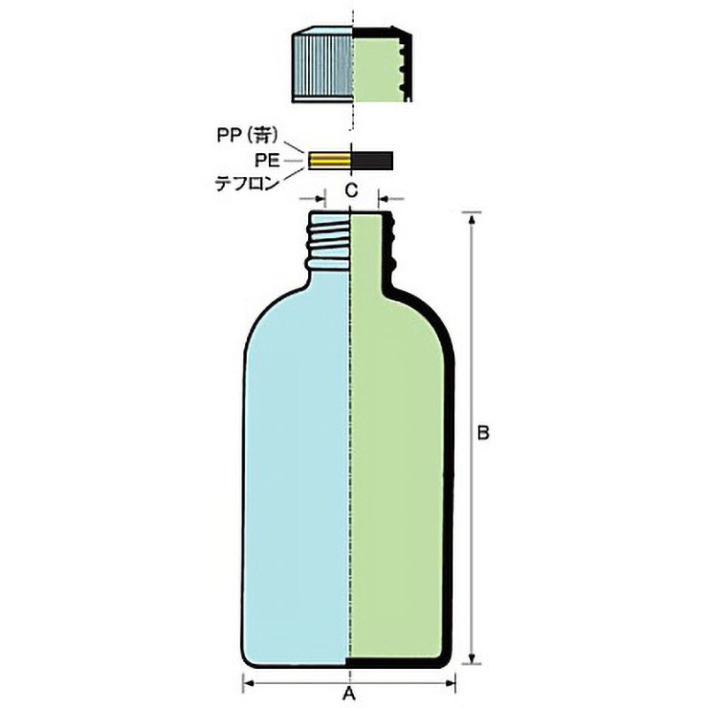 TK-10 細口規格瓶 マルエム(理化学・容器) 10mL 1箱(100本