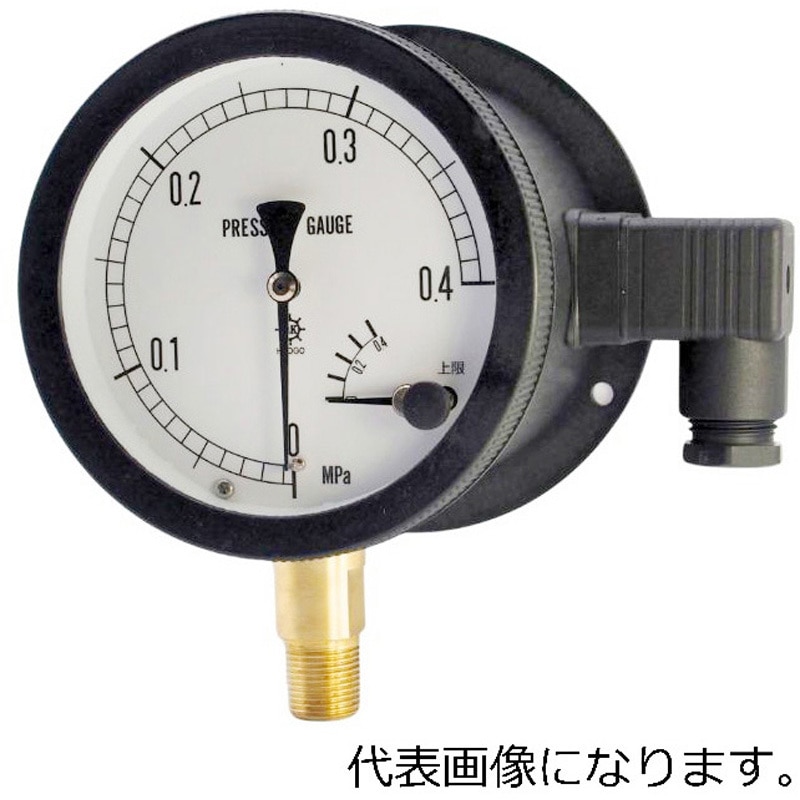 SMP-BU  R1/2  100X20MPA(メーカー実施校正書・トレサビリティ体系図付) SMPマイクロSW付圧力計 樹脂密閉(下限接点付) 第一計器 丸縁形 R1/2 圧力範囲20MPa 外径100mm