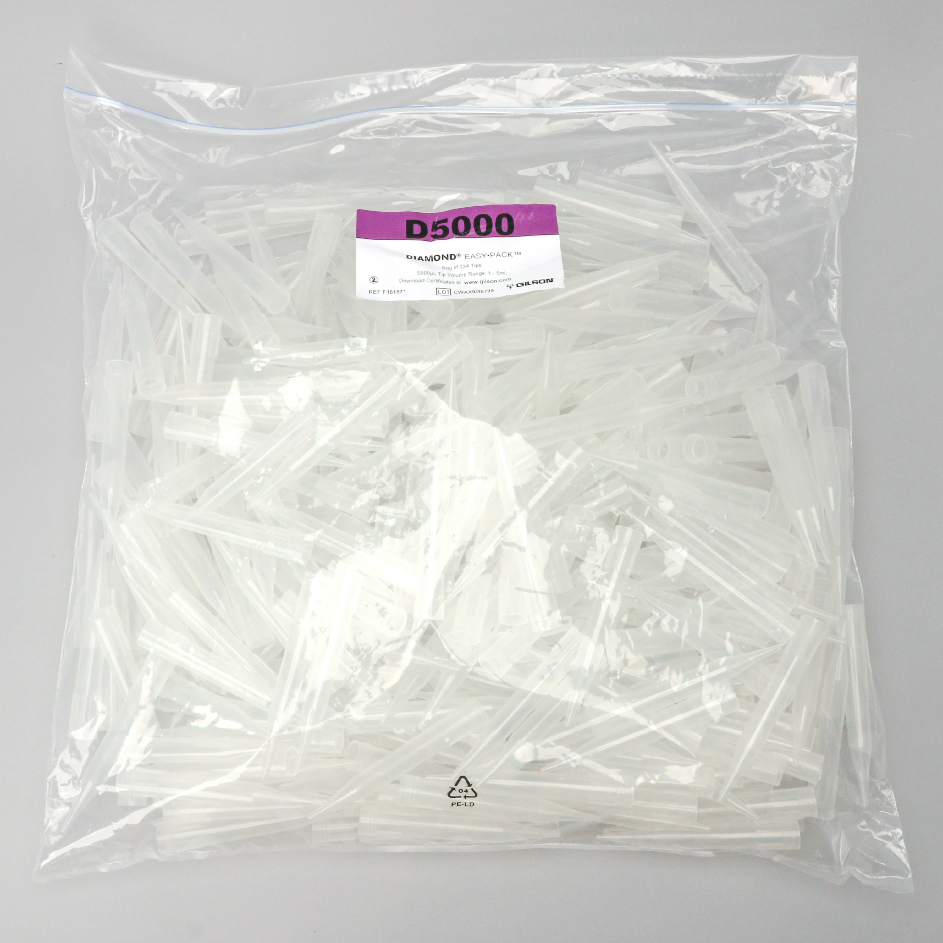 D5000(EasyPack) ダイアモンドチップ 1袋(334本×3袋) GILSON(ギルソン 