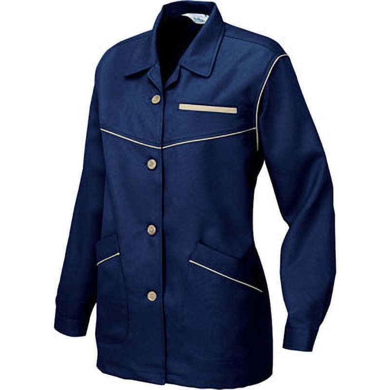 AZ-817 AZ-817 長袖スモック(秋冬用) アイトス サイズS着丈66cm