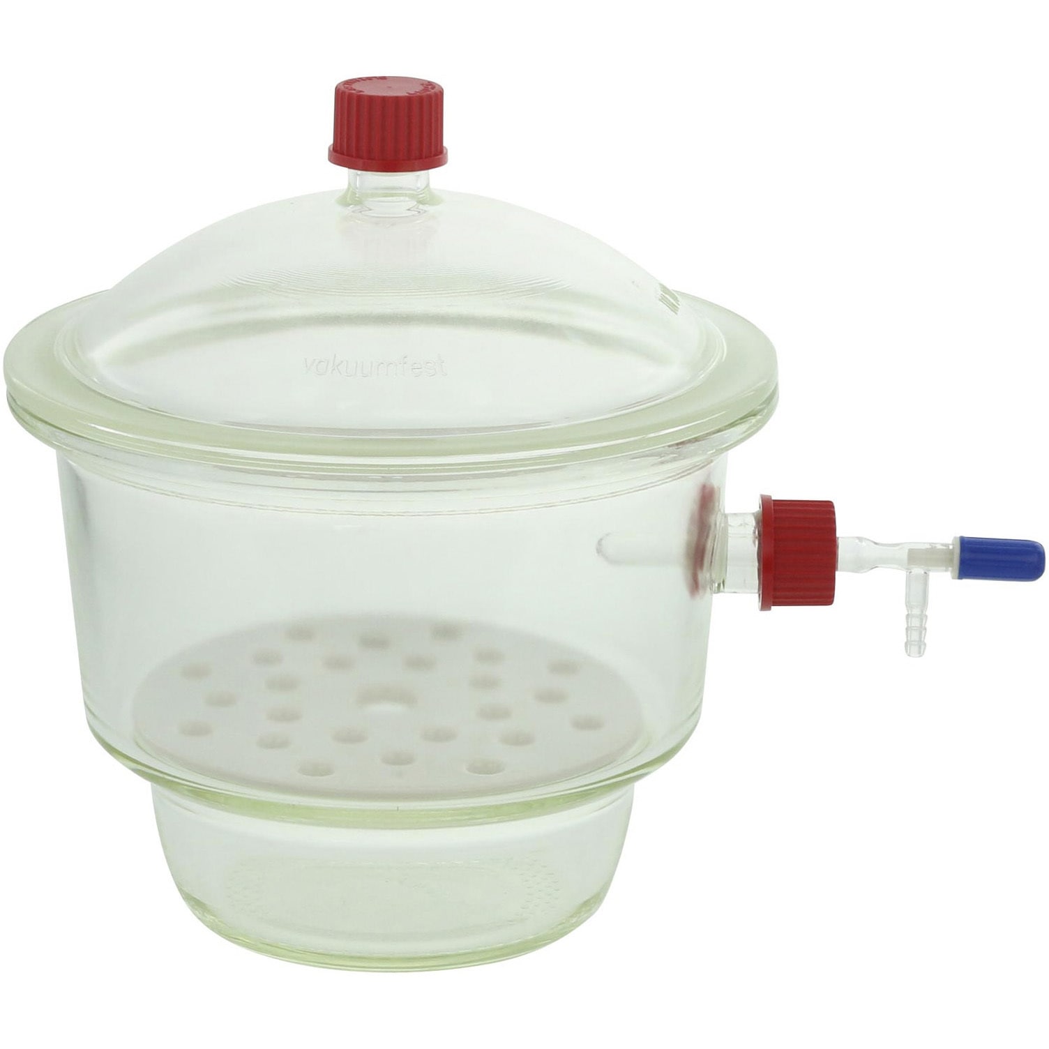 デシケーター 横口コック付 DURAN SIBATA(柴田科学) シリカゲルタイプ