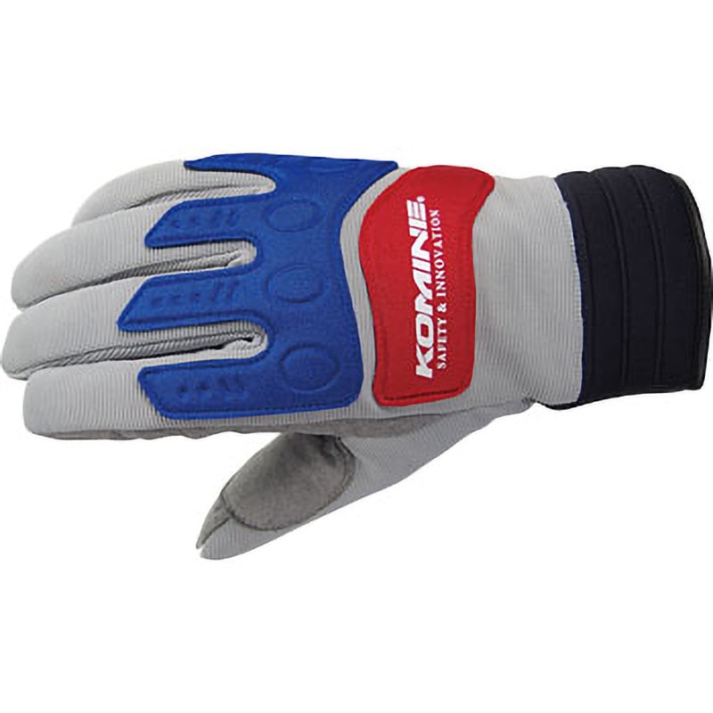 06-785 GK-785 インストラクターウインターグローブ コミネ 色POLICE GREY/RED サイズL