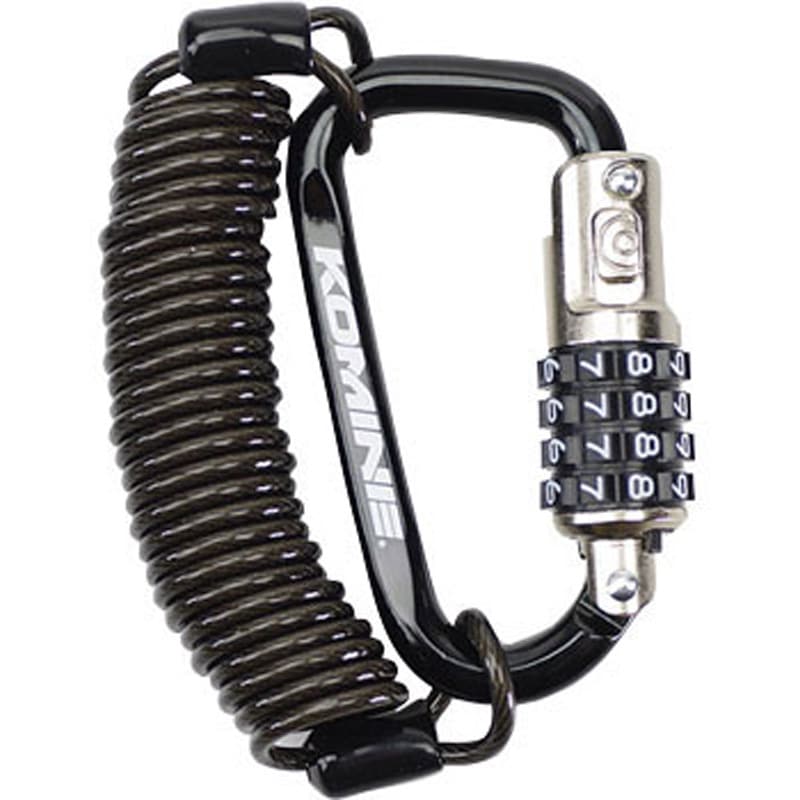 09-115 LK-115 カラビナワイヤーロック 1個 コミネ 【通販モノタロウ】