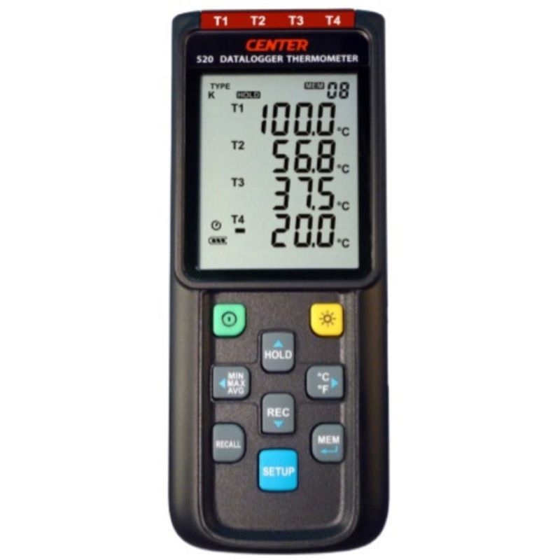CENTER-520 データロガー温度計 1台 A-Gas Japan 【通販モノタロウ】