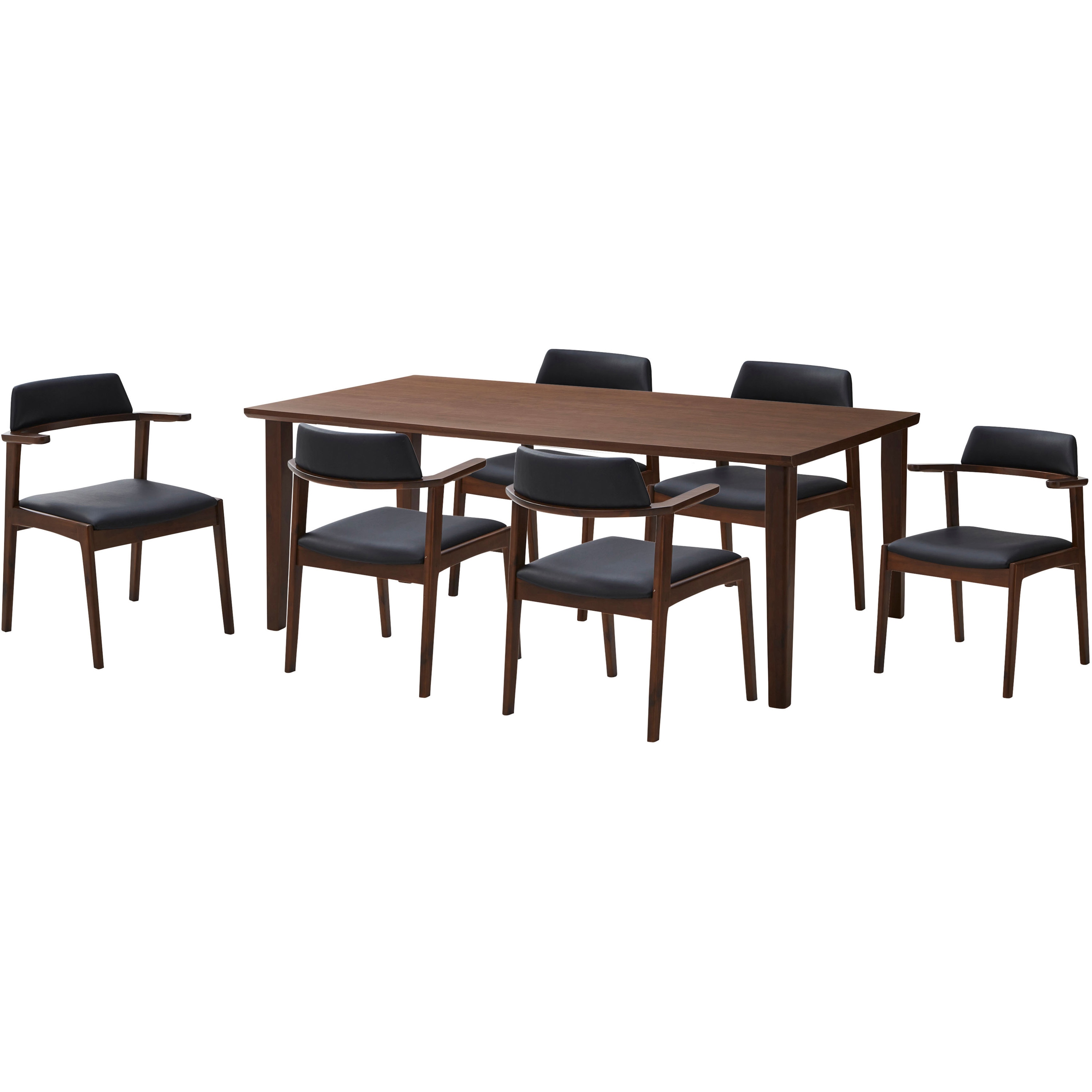 SH-24-0176-BR ロサリオ 180cm 7点ダイニングセット 1セット サンコウ