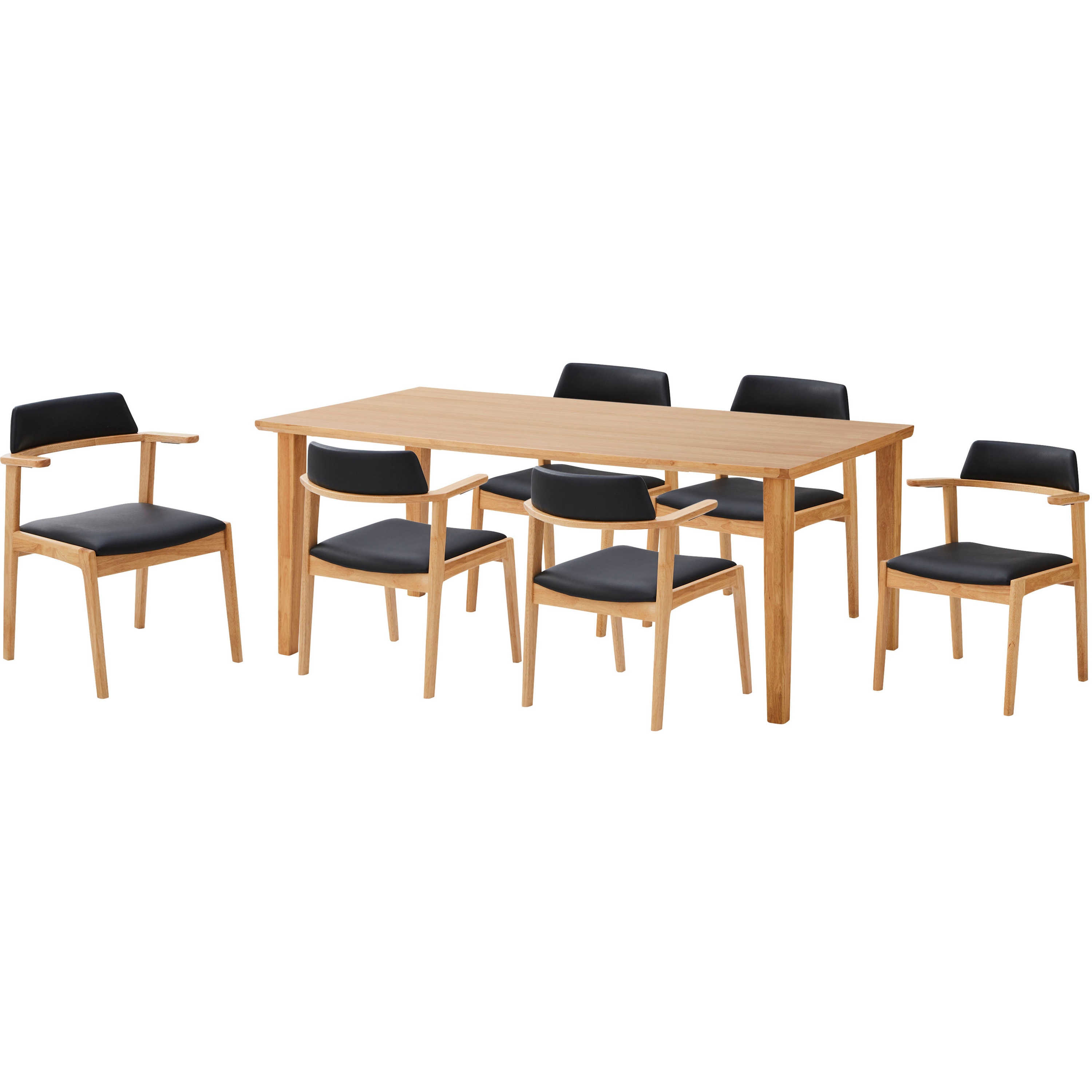 応接セット 事務所 7点まとめて ダイニング SH-24-0176-NA ロサリオ