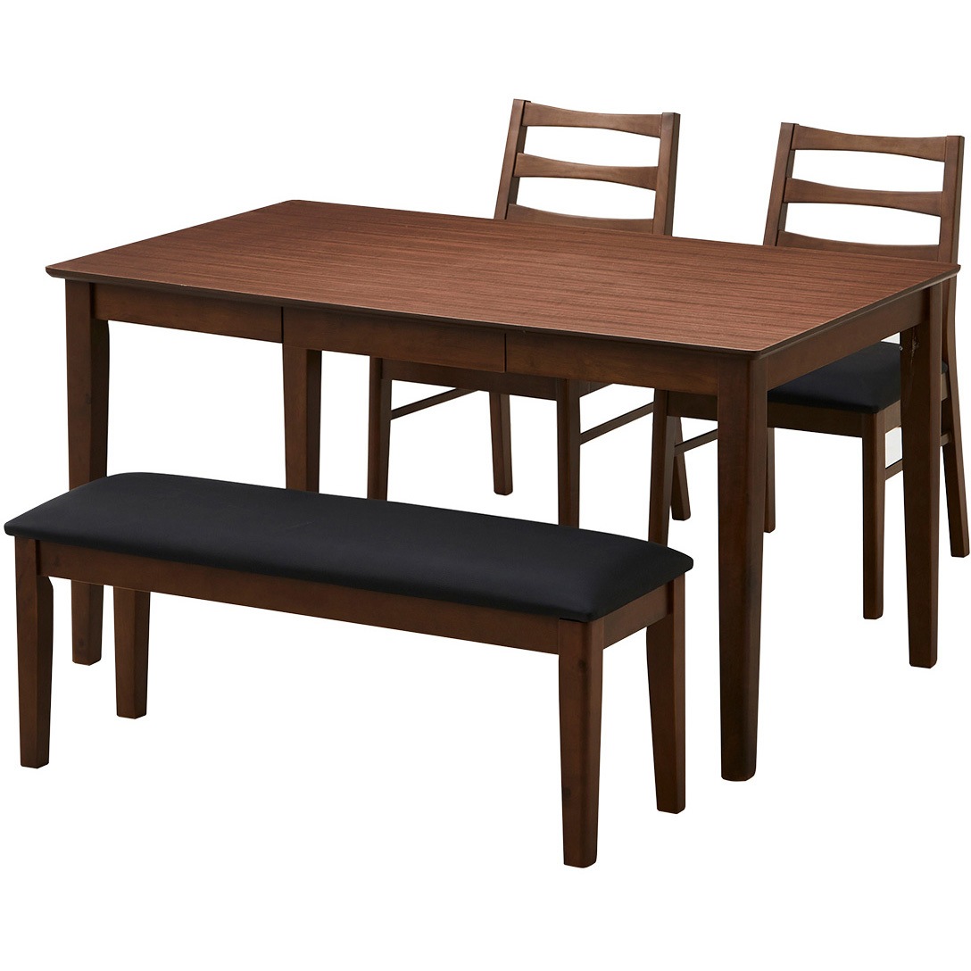 SH-24-0080-BR コラソン 135cm ダイニングセット サンコウ セット内容4点   SH-24-0080-BR