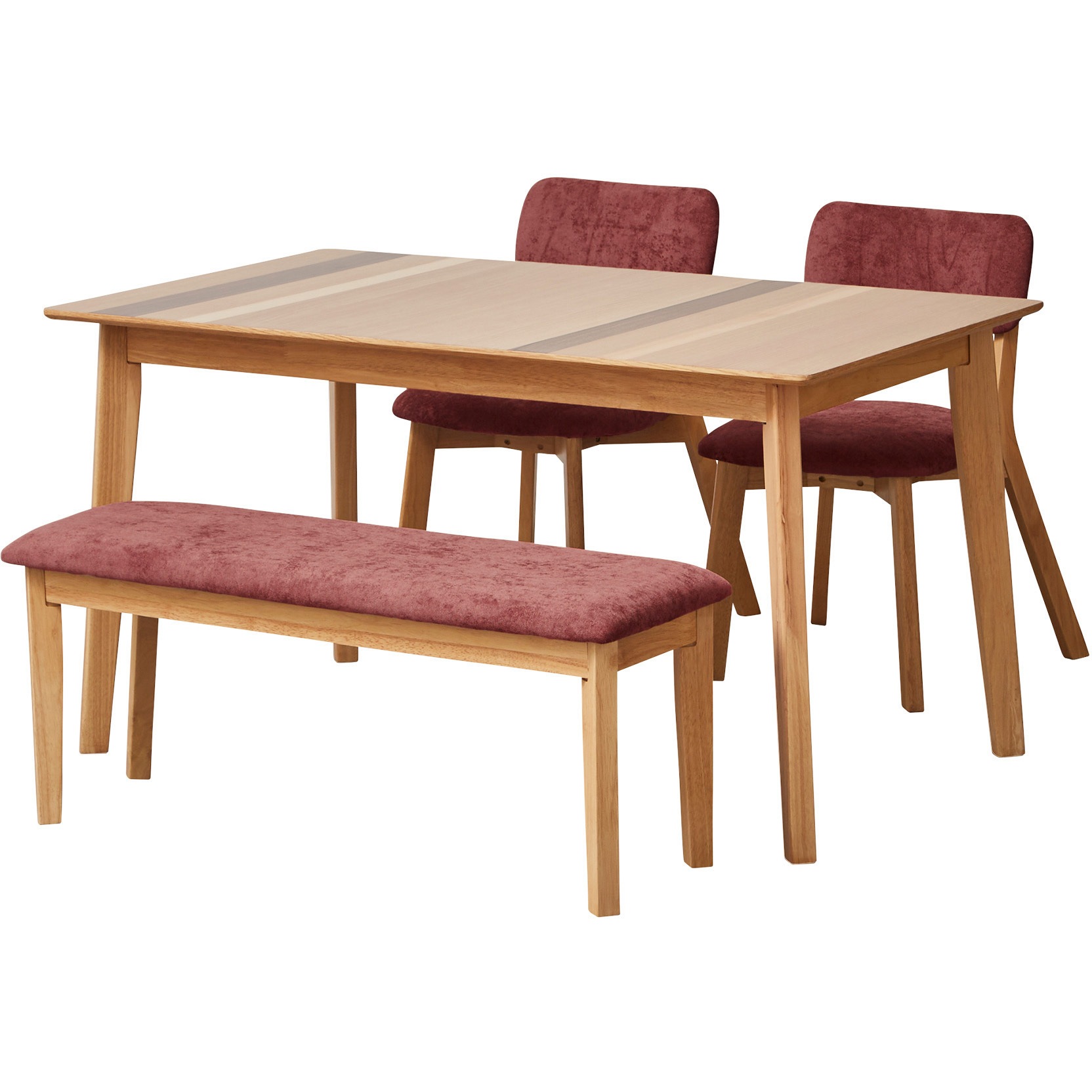 SH-24-0155-RD メアリーⅡ 135cm  4点ダイニングセット 1セット サンコウ 【通販モノタロウ】 29,887円