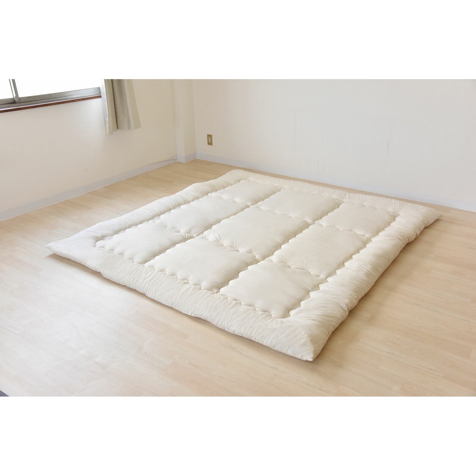 a3381110 防ダニ・抗菌防臭加工 ファミリー敷布団(カバー付き) 1枚 ファミリー・ライフ 【通販モノタロウ】