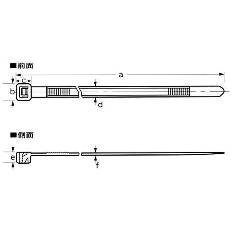 CV-400B 結束バンド(耐候性タイプ) 1袋(100本) 芝軽粗材 【通販サイト