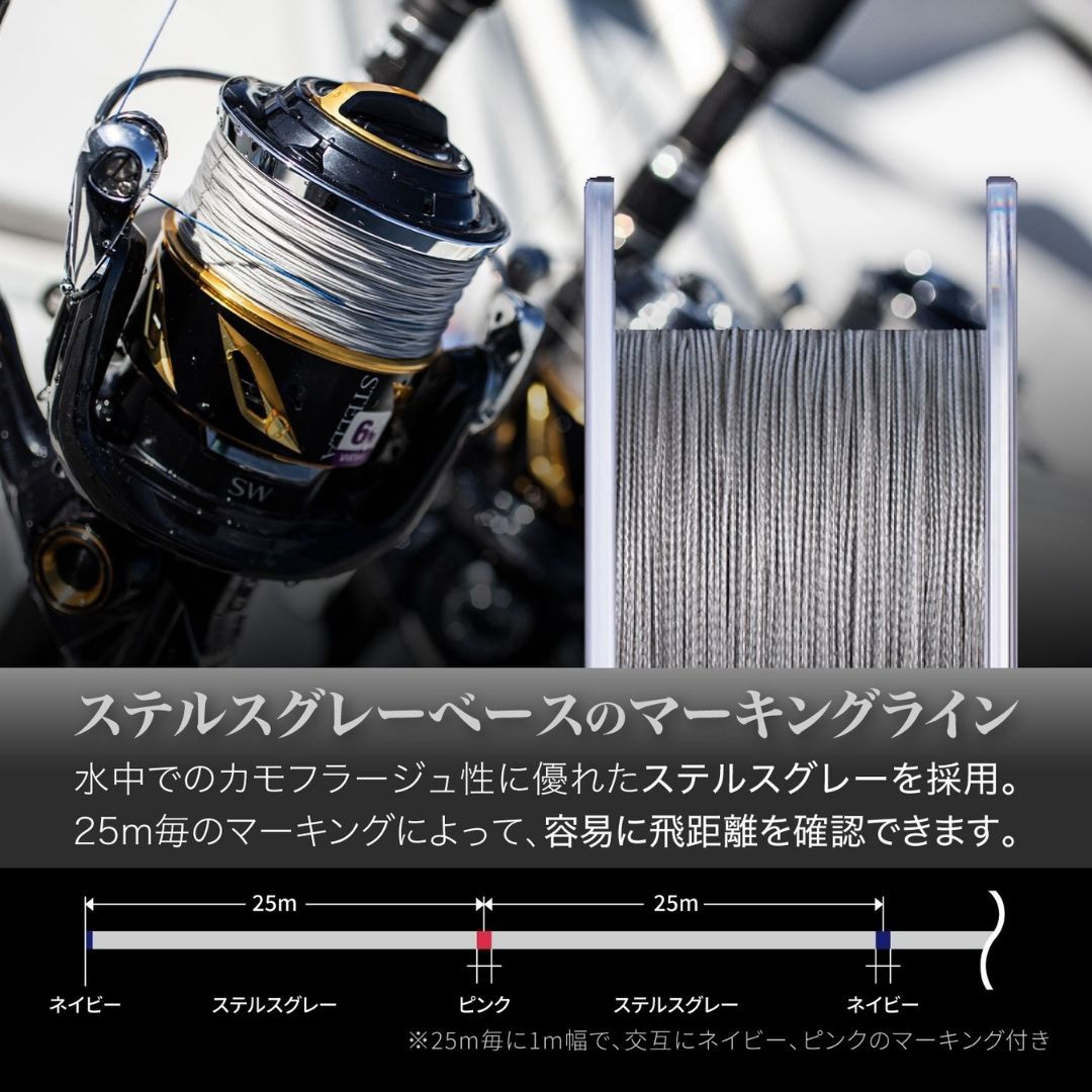 VARIVAS AvaniキャスティングPE 12号300m（新品未開封） バリバス アバニ キャスティングPE マックスパワー X8 300m 12号