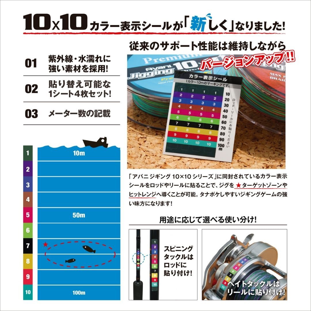 1200m 3号 ジギング10×10マックスパワーPE X8 1個 VARIVAS