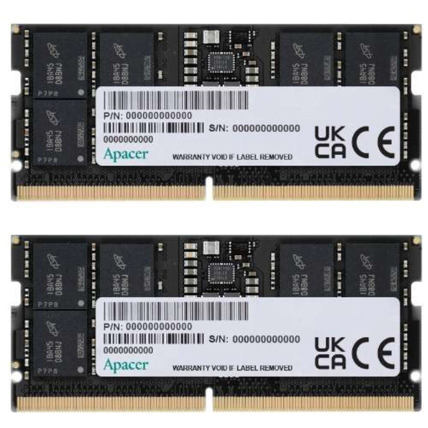 FS.32GAA.PTRK2 DDR5-4800MHz ノートPC用 262pin CL-22 32GB(16GBx2枚組)3年保証 1個 Apacer 【通販モノタロウ】