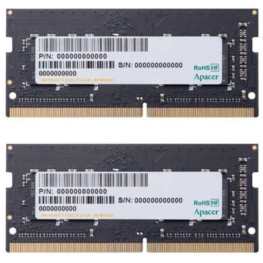 ES.16GA1.GSRK2 DDR4-3200MHz ノートPC用 260pin CL-22 16GB(8GBx2枚組)3年保証 1個 Apacer 【通販モノタロウ】