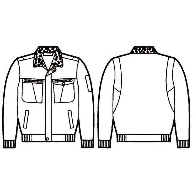 48070 48070 防寒ブルゾン 自重堂 ダークブルー色 EL - 【通販モノタロウ】