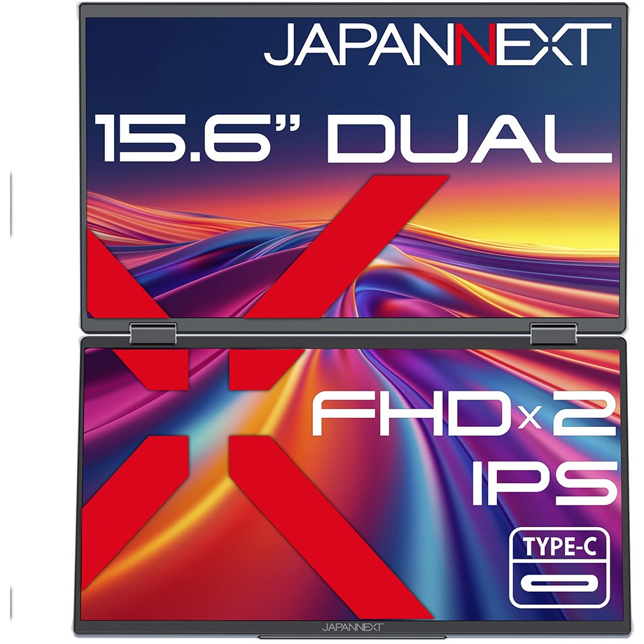 JN-DMD-IPS156F 液晶ディスプレイ 15.6型/1920×1080/miniHDMI×2、USB-C