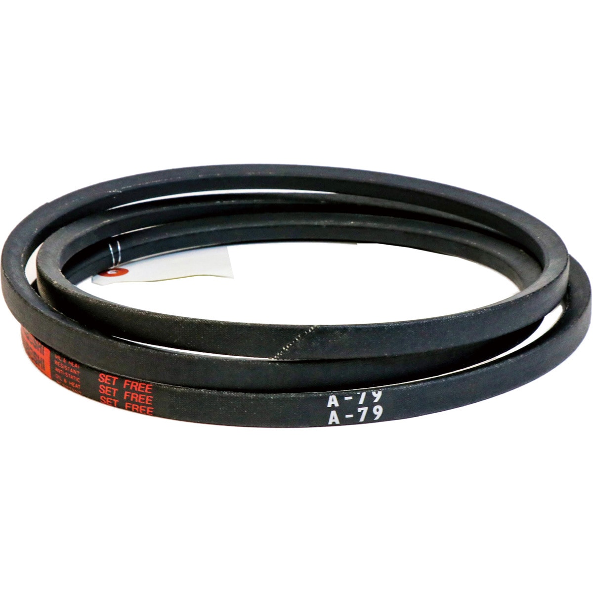 RA79 VベルトA形(レッド) 三ツ星ベルト ベルト上幅12.5mm有効