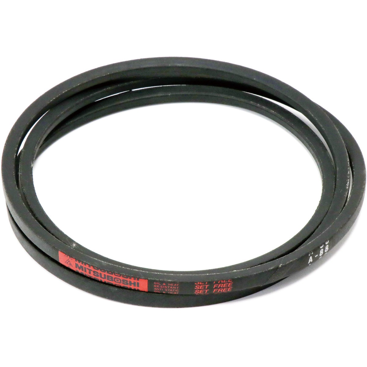 RA88 VベルトA形(レッド) 三ツ星ベルト ベルト上幅12.5mm有効ピッチ周