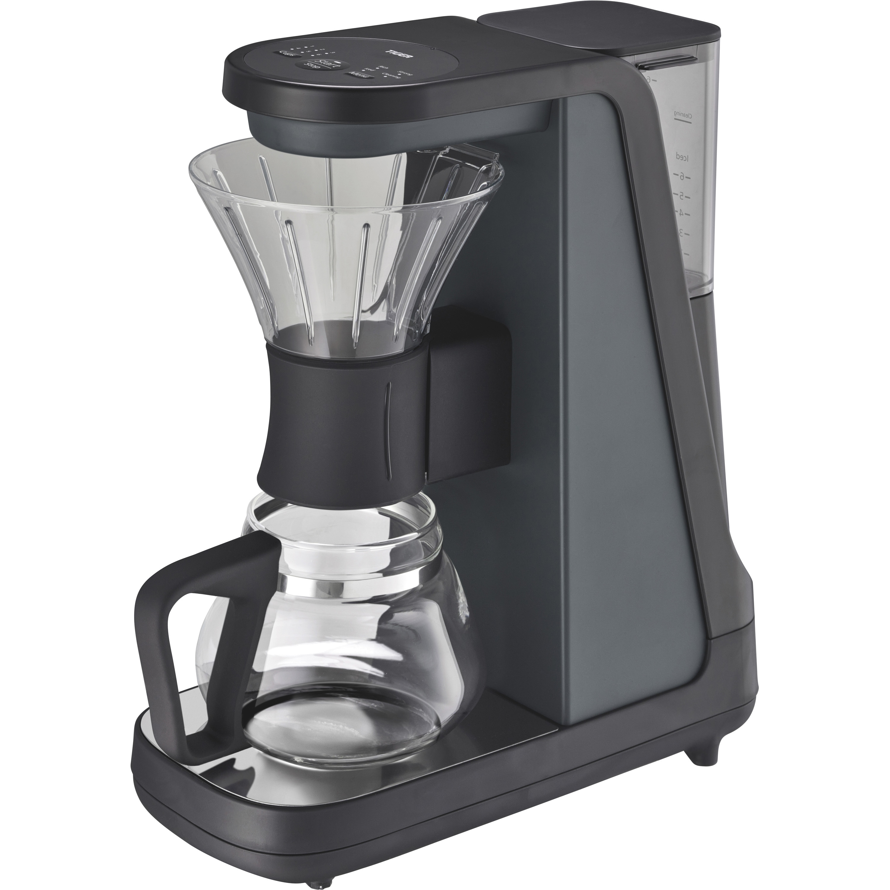 AdHoc Mr. Brew ポアオーバーコーヒーメーカー - シングルサーブコーヒーメーカー - 2層フィルター付きポアオーバーコーヒードリッパー - ステンレススチールコ : AdHoc Mr. Brew Pour-Over Coffee Maker - Double-Walled