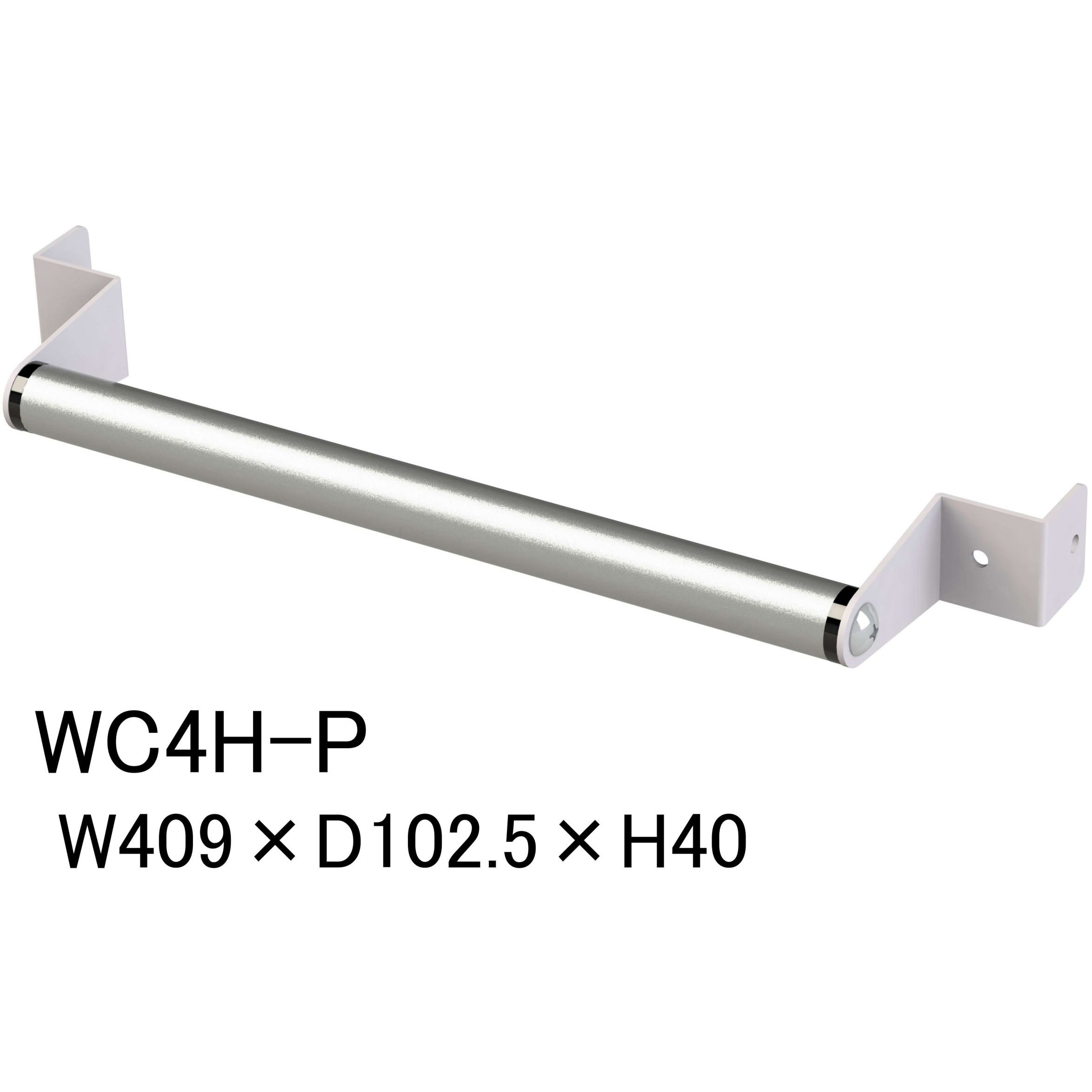 WC4H-P オプション/取っ手セット_コンビニワゴン用 山金工業 奥行102.5mm  WC4H-P