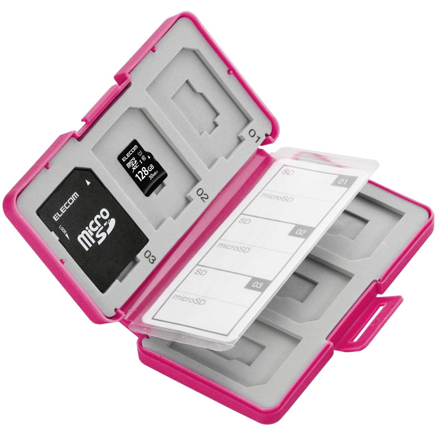 CMC-SDCPP12PN メモリカードケース インデックス台紙付き 1個 エレコム