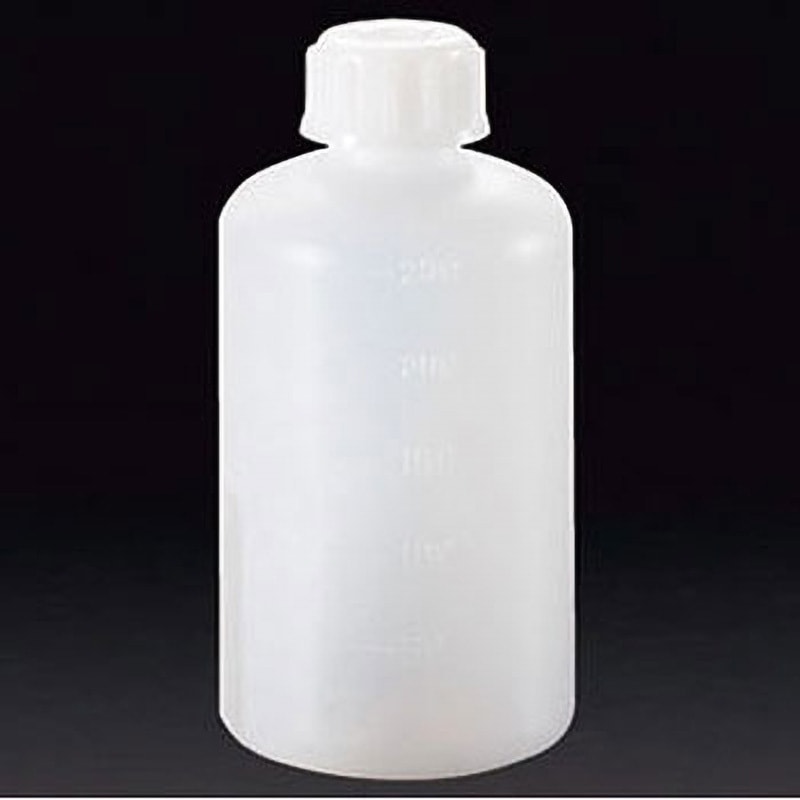 02063c PE細口瓶 サンプラテック 250mL  1ケース(100本) 02063c