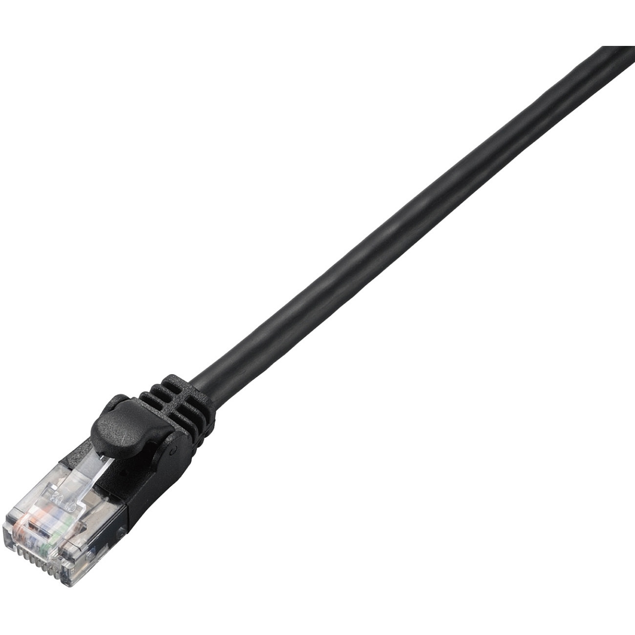 LD-GPN/BK1 LANケーブル CAT6 ギガビット より線 RJ-45コネクタ スリム