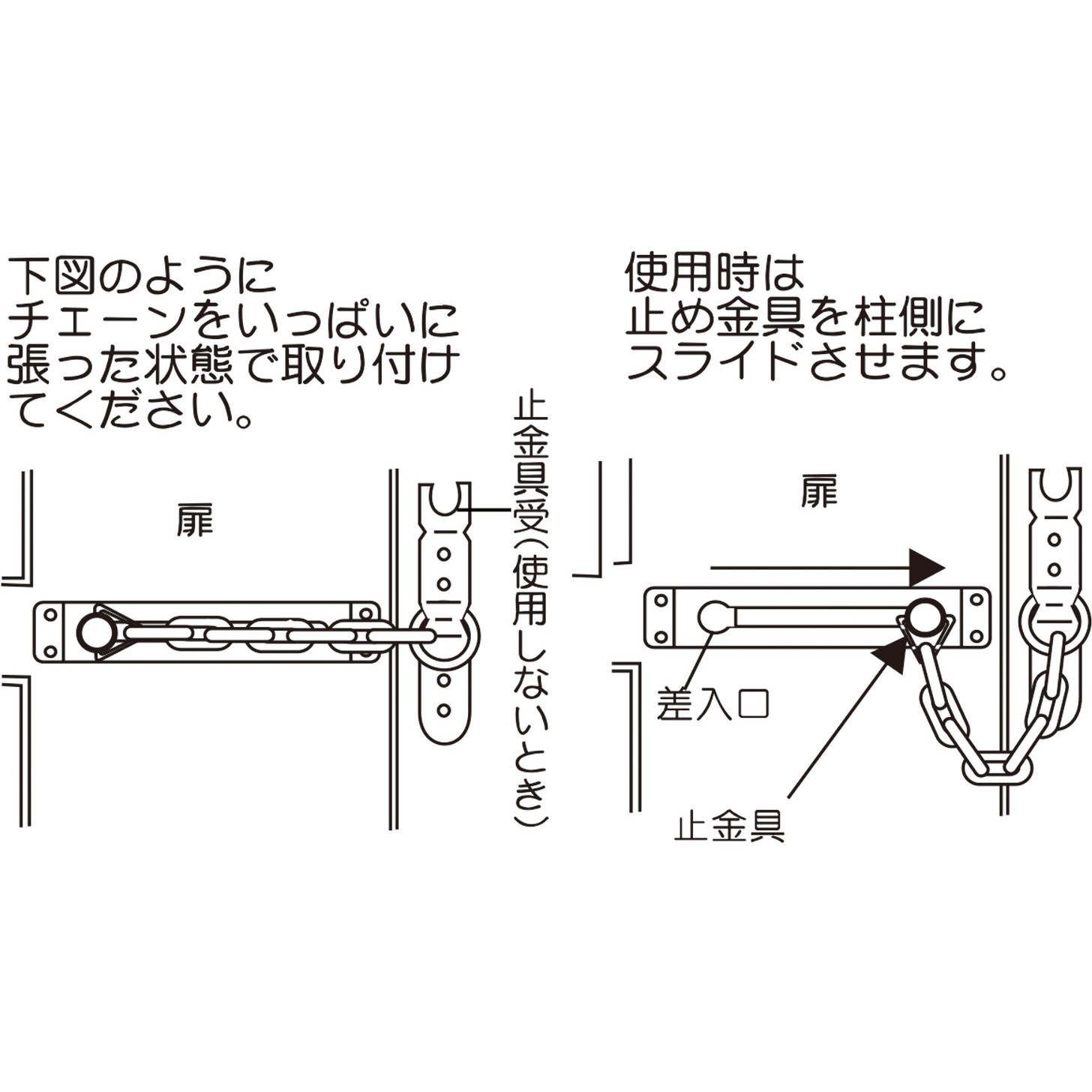 2571 専用ページ VA-257 ステンドアチェーン 1個 WAKI(和気産業) 【通販モノタロウ】