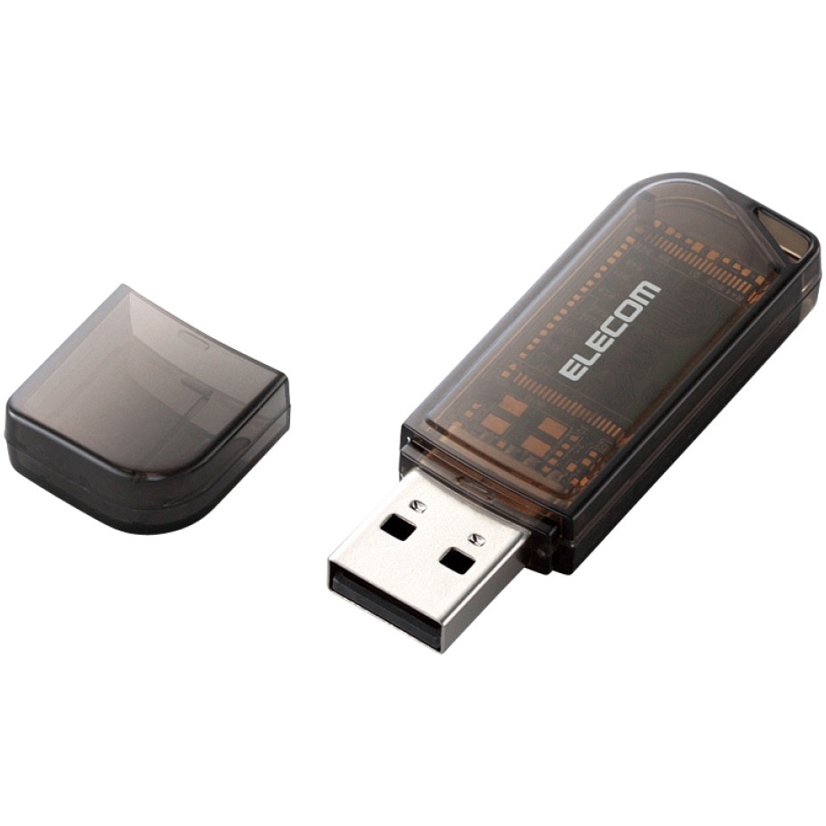 MF-HMU208GBK USBメモリ USB2.0 スタンダード 1年保証 エレコム