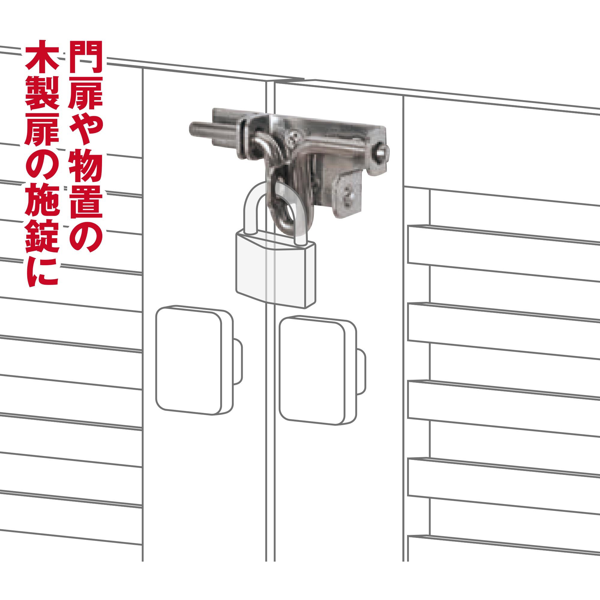 VD-049 ステンゲートラッチ 1個 WAKI 【通販モノタロウ】