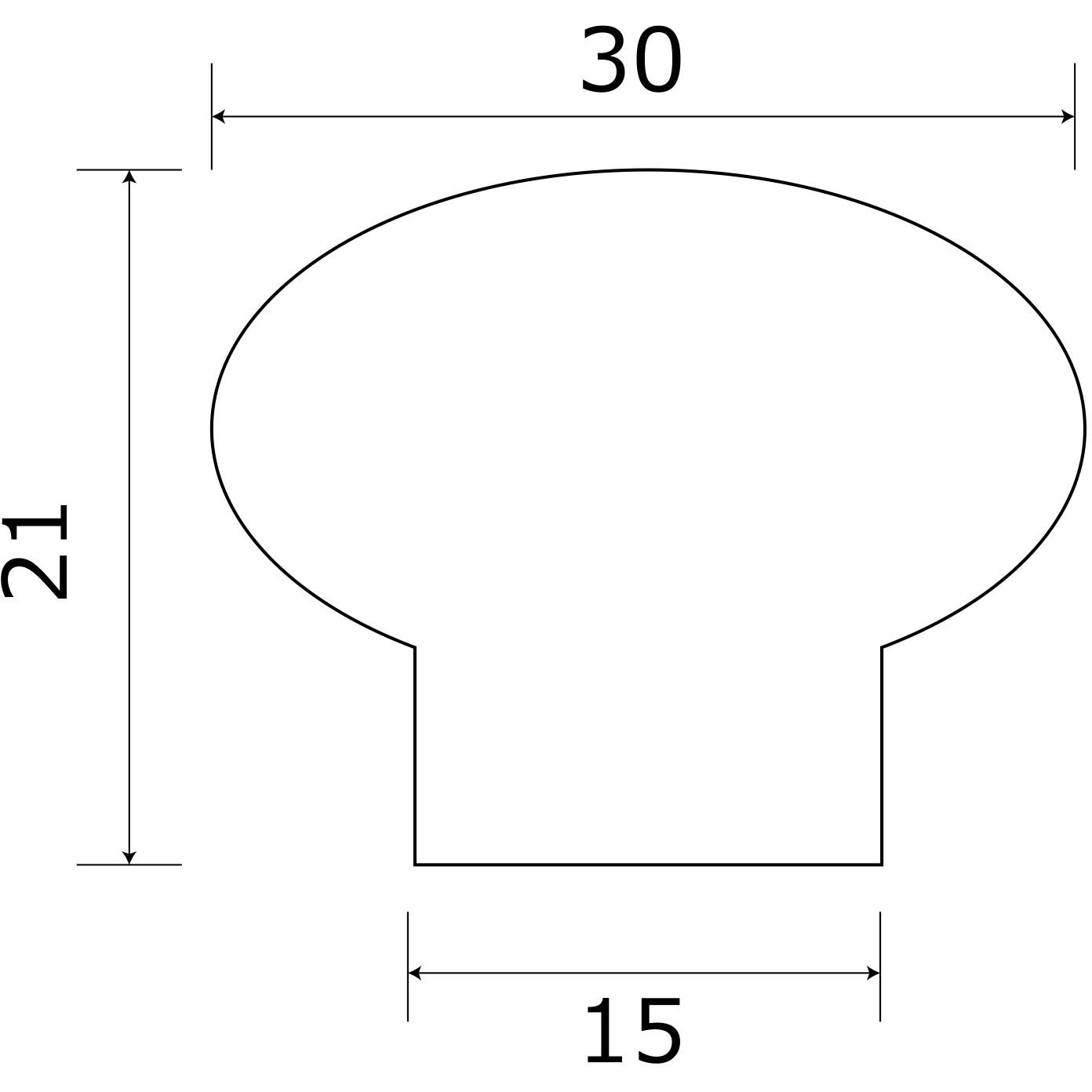 TW-332 木製ツマミ ブラウン WAKI(和気産業) つまみ - 【通販モノタロウ】