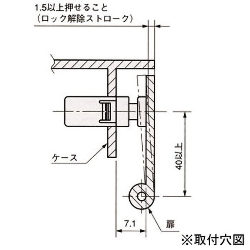 TL-304-1 ミニラッチS 1個 栃木屋 【通販モノタロウ】
