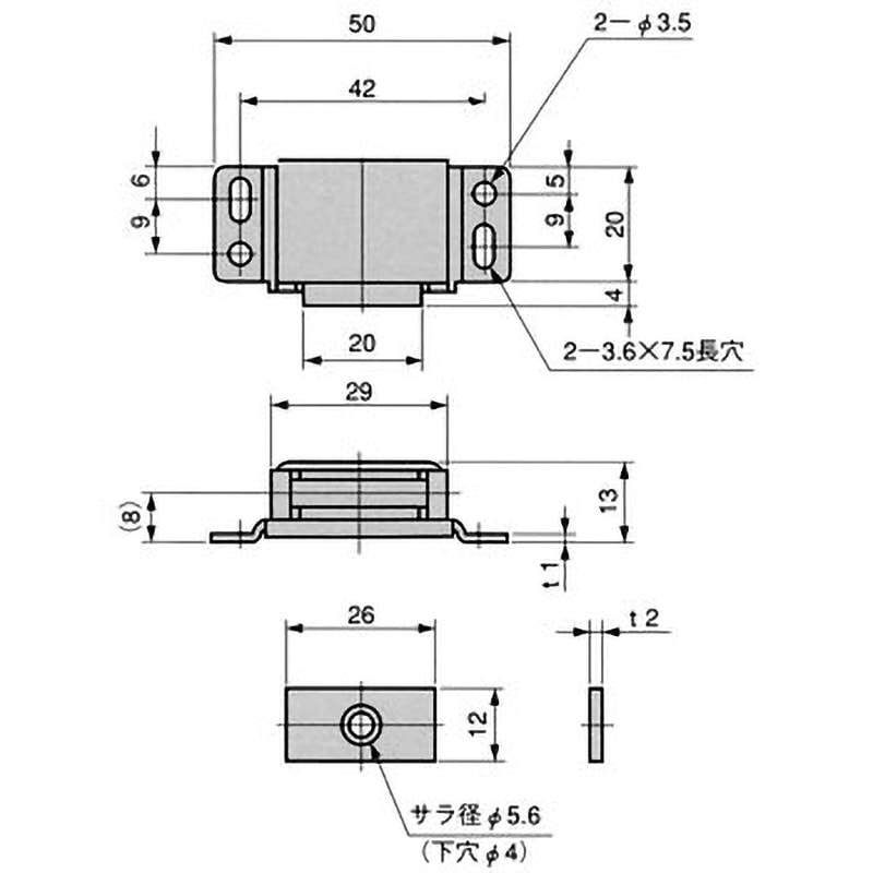 TL-77S マグネットキャッチ 1個 栃木屋 【通販モノタロウ】 TL-77S マグネットキャッチ 1個 栃木屋 【通販モノタロウ】
