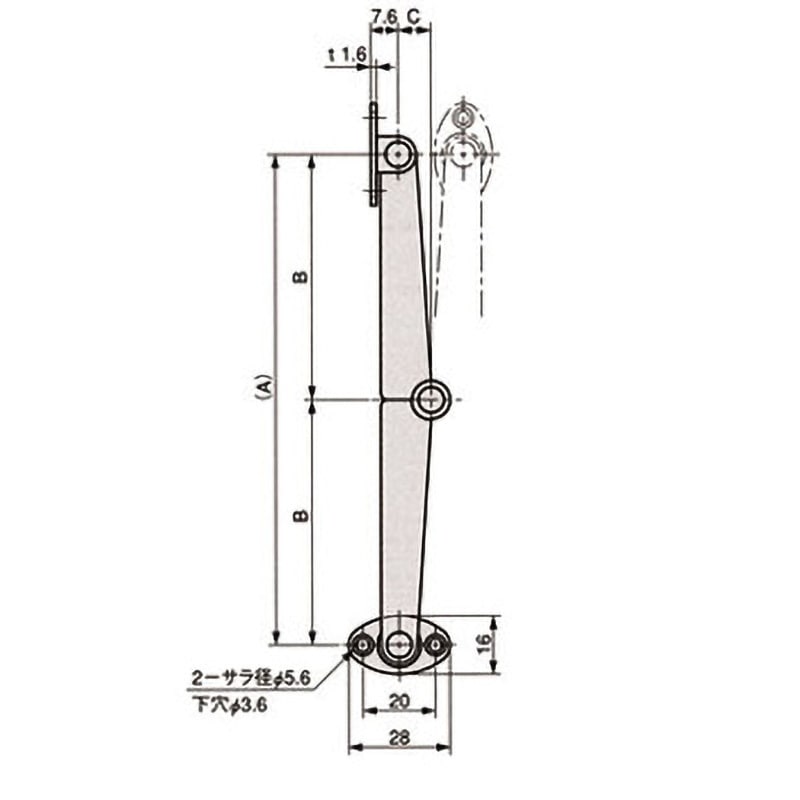やっさん 上蓋用ステー 栃木屋 【通販モノタロウ】