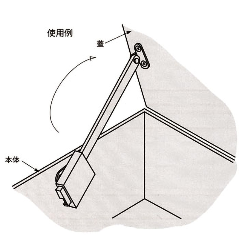 小物 t.m TM-50-2 上蓋用ワンタッチステー 1個 栃木屋 【通販モノタロウ】