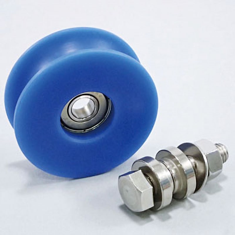 JMP-0501 MC防音重量戸車 車のみ ヨコヅナ 溝R型 車輪径50mm JMP-0501