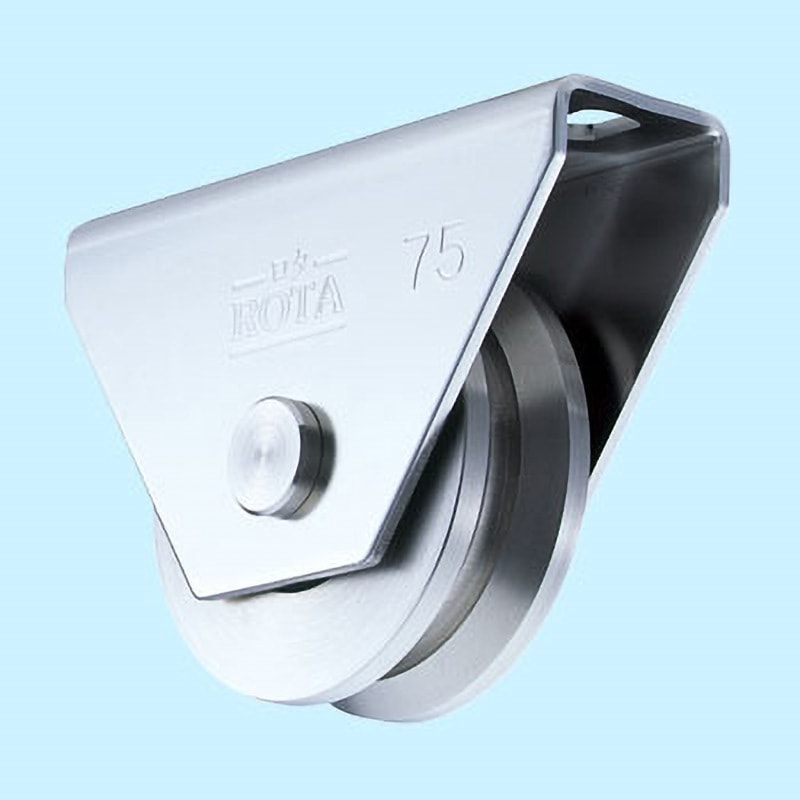 WBS-0905 ロタ・ステンレス重量戸車 ST枠 ヨコヅナ V溝型  1セット(2個) WBS-0905